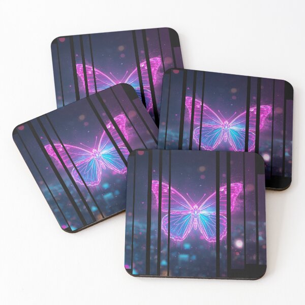 Item preview, Virtual butterfly glitching mid-flight 4 designed and sold by Neon G.