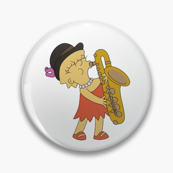 Item preview, Lisa playing her saxophone  designed and sold by WillowTreeArt.
