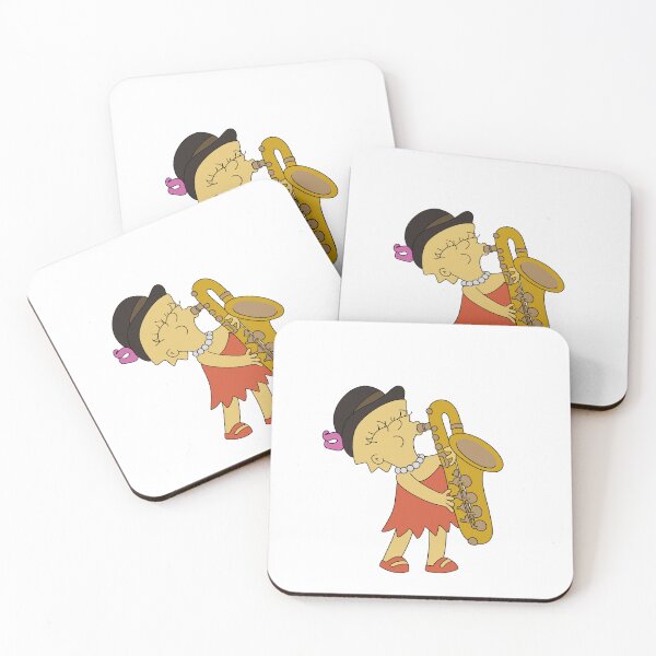 Item preview, Lisa playing her saxophone  designed and sold by WillowTreeArt.