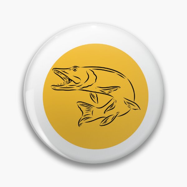 Item preview, Pike Fishing Logo - Solar Strike Predator Fish Design designed and sold by Like it.