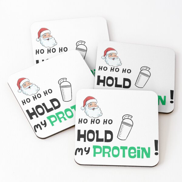 Item preview, Ho Ho Ho Hold My Protein – Funny Gym Christmas Design designed and sold by TorqueThread.