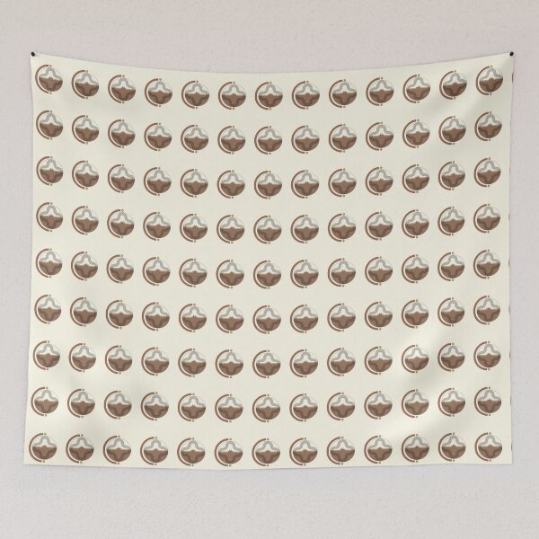 Item preview, Abstract Geometric Circle with Sun Motif Earthy Minimal Line Art designed and sold by NiceDigital.