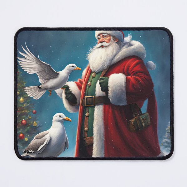 Item preview, Seagull With Father Christmas designed and sold by Colin Bentham.