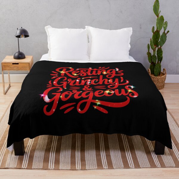 Item preview, Resting Grinchy & Gorgeous Christmas Quote designed and sold by creativerooney.