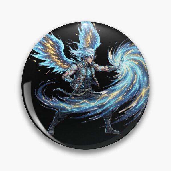 Item preview, Celestial Phoenix Guardian - Anime Original Character Art designed and sold by ThroneOfAnime.
