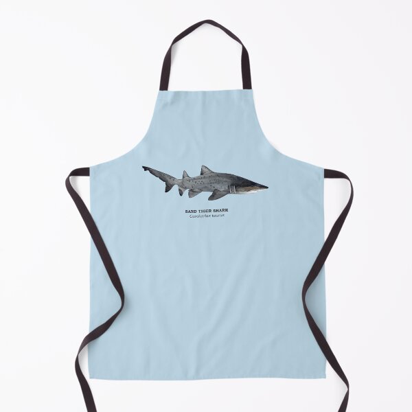 Item preview, SAND TIGER SHARK-Carcharias taurus (name) designed and sold by BEATRIZ ABAITUA.