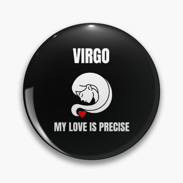 Item preview, Virgo Zodiac Love  Minimal Black & White Astrology  designed and sold by GentleStudio.