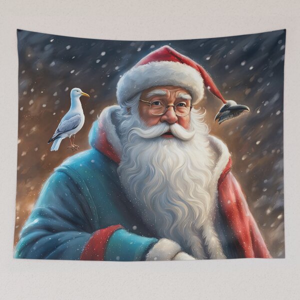 Item preview, Seagull With Father Christmas designed and sold by Colin Bentham.
