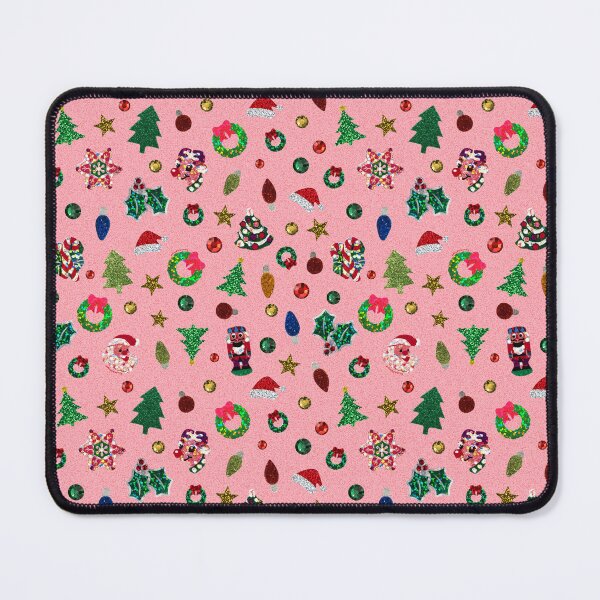 Item preview, Christmas Sticker Print in Pink designed and sold by doodlebymeg.
