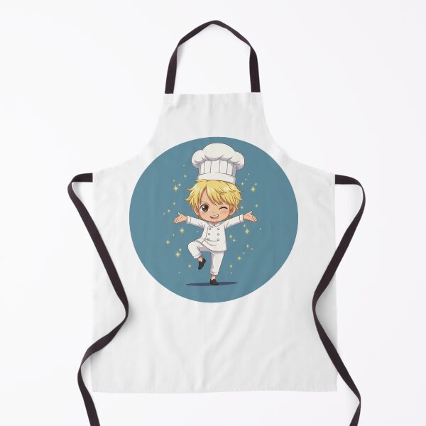 Item preview, One Piece Sanji Badge Cooking Cute Chibi One Piece Anime Art designed and sold by UMI BLOOM.