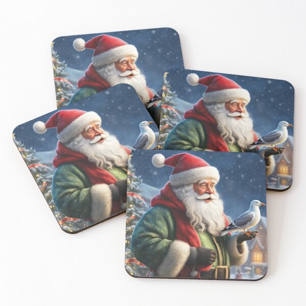 Item preview, Seagull With Father Christmas designed and sold by Colin Bentham.