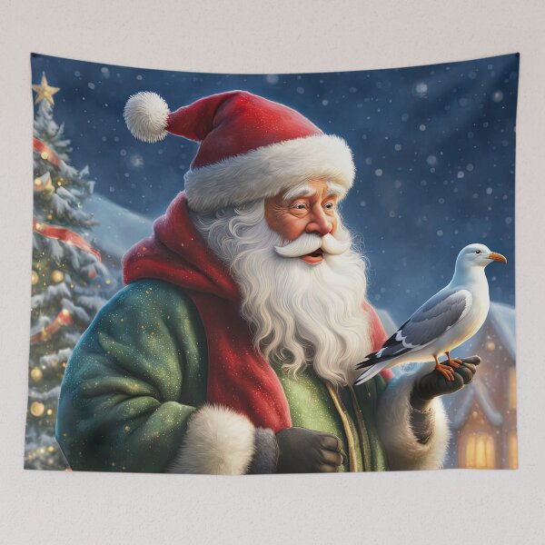 Item preview, Seagull With Father Christmas designed and sold by Colin Bentham.