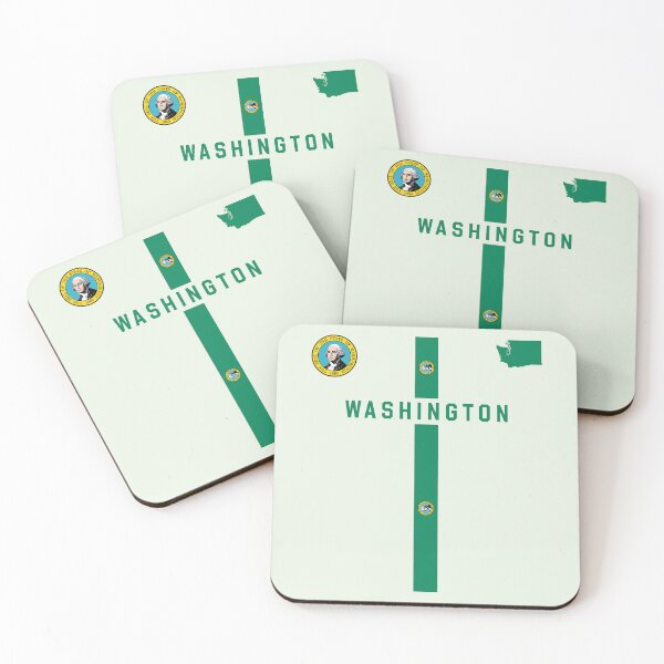 Item preview, Classic Washington State Pride, Seal, Map, and Evergreen Cross Design T-Shirt designed and sold by mashmosh.