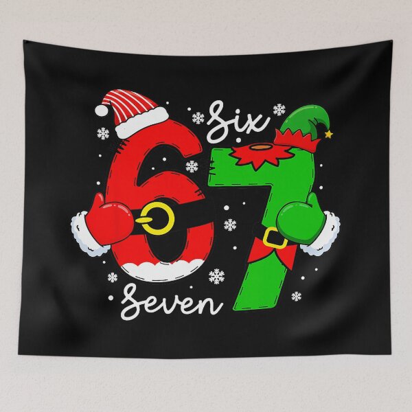 Item preview, Trending Six Seven Meme Christmas 67 Xmas   designed and sold by JEFDodsonArt.
