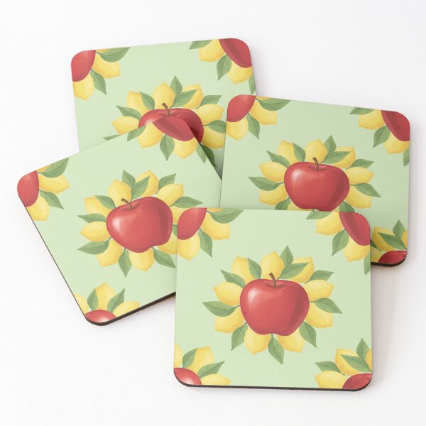 Item preview, Apple & Lemon Botanical Seamless Patter designed and sold by civotajim.
