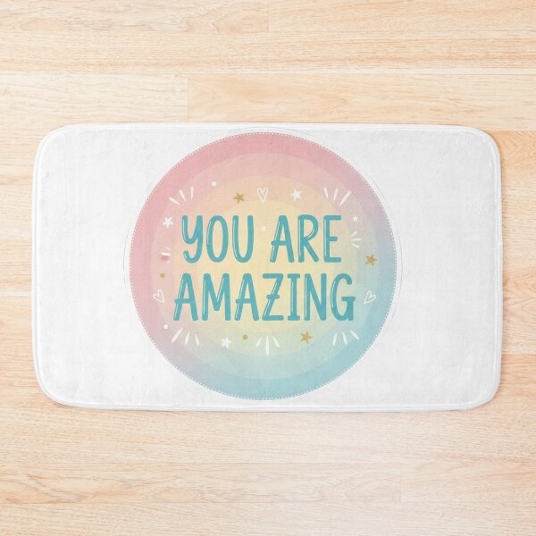 Item preview, You Are Amazing Pastel Rainbow Inspirational designed and sold by Owcomm.