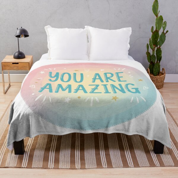 Item preview, You Are Amazing Pastel Rainbow Inspirational designed and sold by Owcomm.
