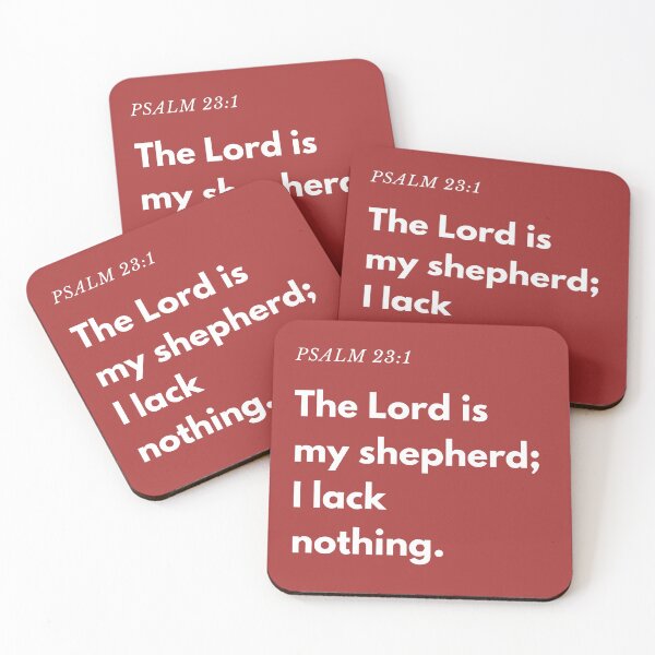 Item preview, The Lord is my shepherd; I lack nothing. Psalm 23:1 designed and sold by successmom.