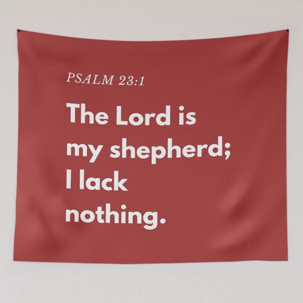 Item preview, The Lord is my shepherd; I lack nothing. Psalm 23:1 designed and sold by successmom.