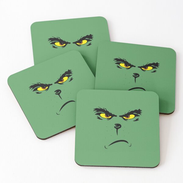 Item preview, Grinch frowning designed and sold by RebelHeroUK.