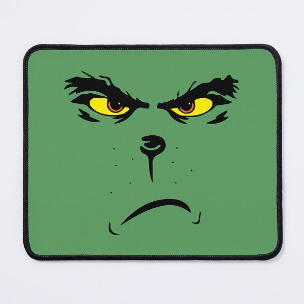 Item preview, Grinch frowning designed and sold by RebelHeroUK.