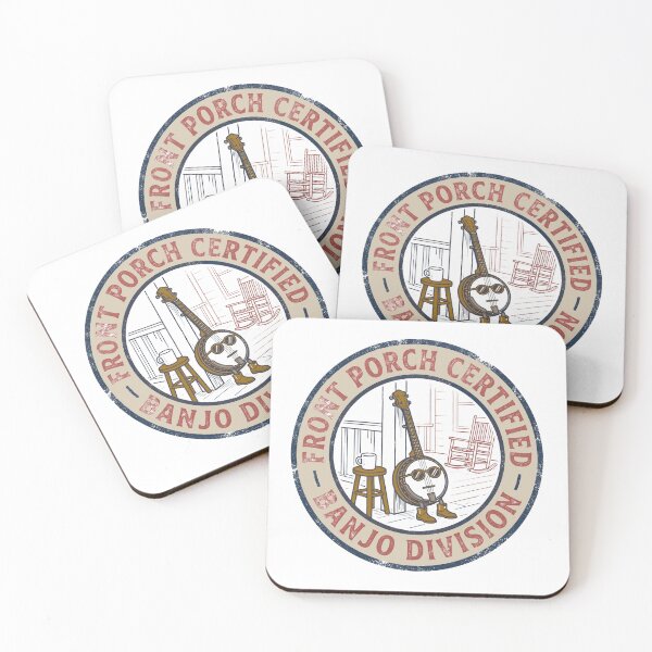Item preview, Bluegrass: Front Porch Certified Banjo Badge designed and sold by FabcoDesign.