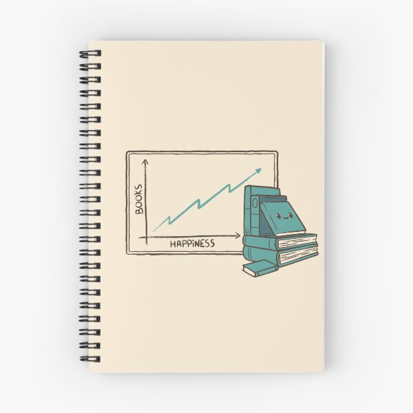 Item preview, Books and Happiness by Tobe Fonseca designed and sold by Tobe Fonseca®.