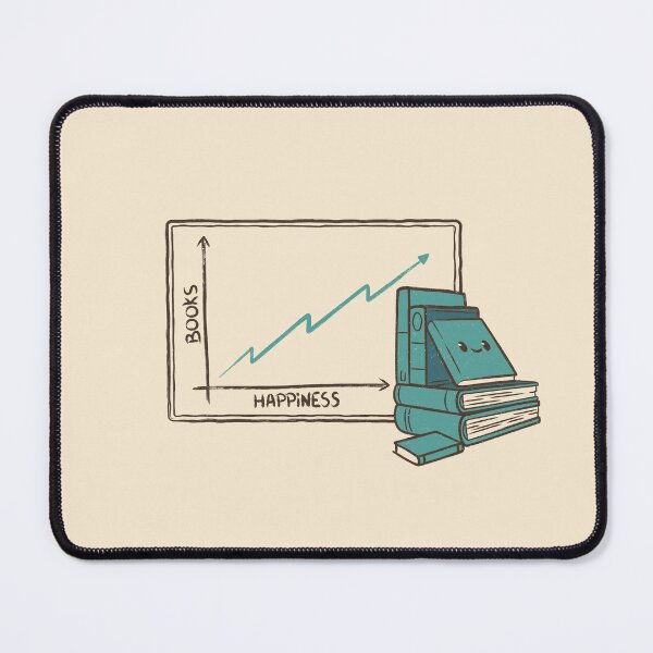 Item preview, Books and Happiness by Tobe Fonseca designed and sold by Tobe Fonseca®.