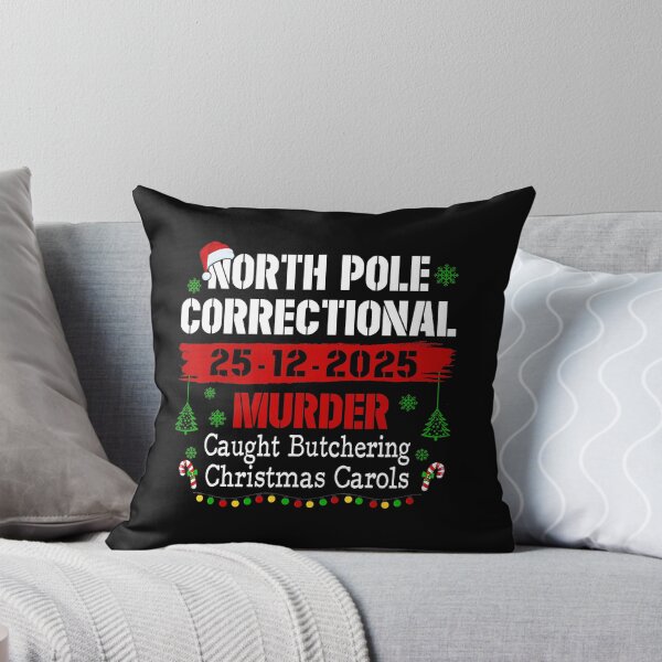 Item preview, North Pole Correctional Murder Caught Butchering Christmas  designed and sold by WayTBeenkenArt.