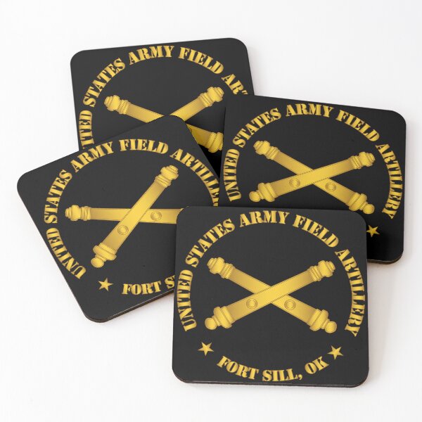 Item preview, Army - US Army Field Artillery Ft SIll Ok w Branch wo Bkgrd designed and sold by Military Insignia Products.