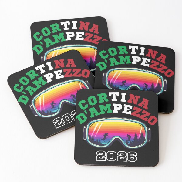 Item preview, Winter Games Cortina D'Ampezzo Italia 2026 Retro Snow Goggles  designed and sold by legendaryskins.