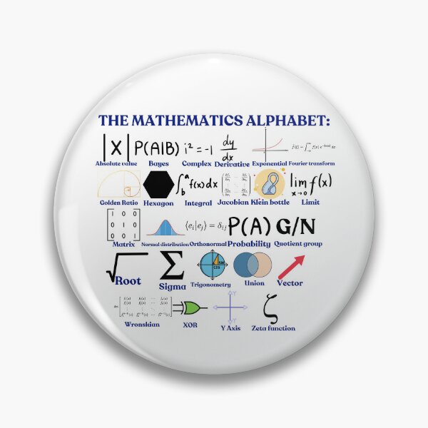 Item preview, The Mathematics Alphabet, cool science and Math designed and sold by NoetherSym.