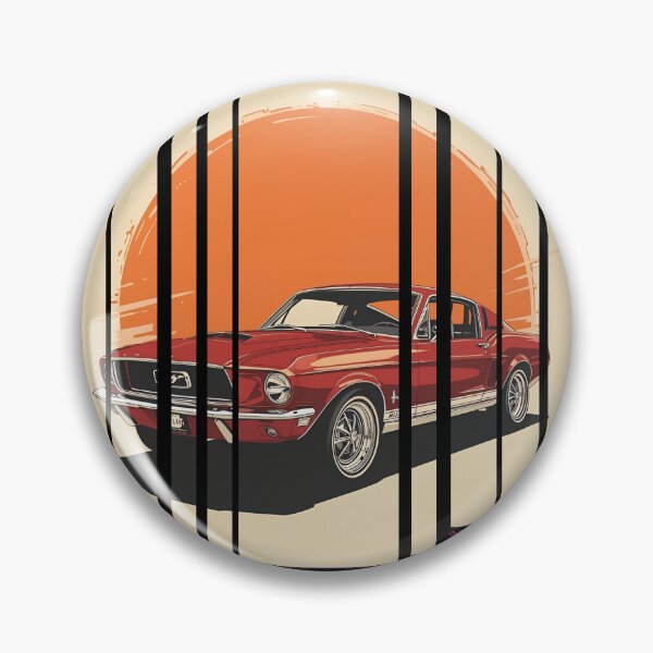 Item preview, For Mustan Fastbac 1967, retro illustration 2 designed and sold by Neon G.