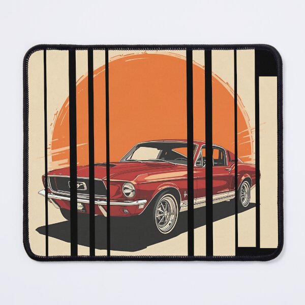 Item preview, For Mustan Fastbac 1967, retro illustration 2 designed and sold by Neon G.