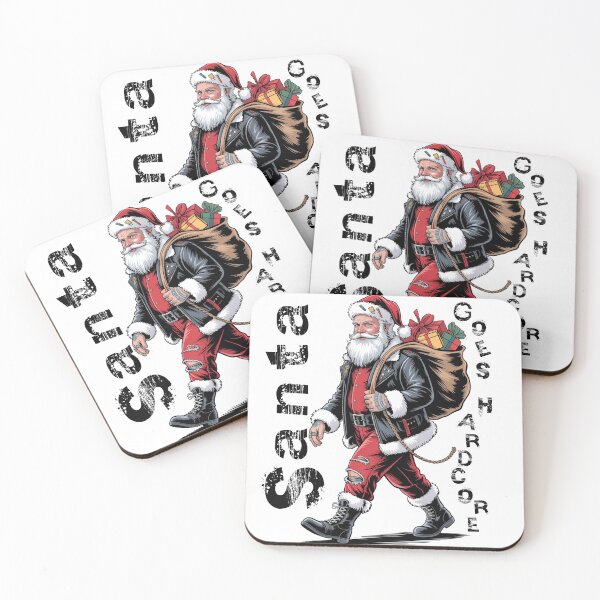 Item preview, Santa goes hardcore designed and sold by Concept-Hub.