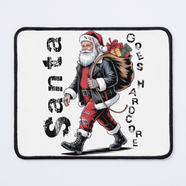 Item preview, Santa goes hardcore designed and sold by Concept-Hub.