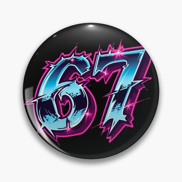 Item preview, 6 7 Six Seven 3D Typography designed and sold by WHITE FLAME PRINTS.