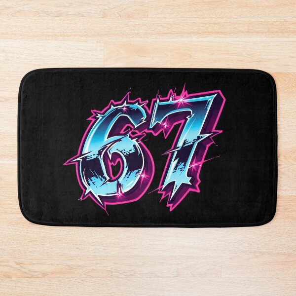 Item preview, 6 7 Six Seven 3D Typography designed and sold by WHITE FLAME PRINTS.