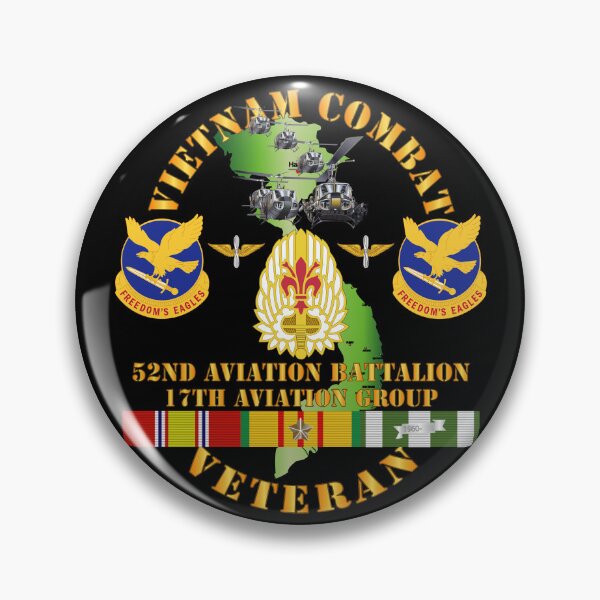 Item preview, Army - Vietnam Combat Vet  - 52nd Aviation Bn - 17th Aviation Group w VN SVC designed and sold by Military Insignia Products.
