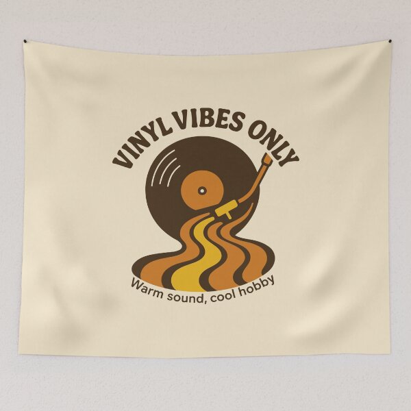 Item preview, Vinyl Vibes Only designed and sold by SnappyPNG.
