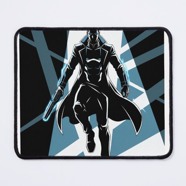 Item preview, Cyberpunk Sentinel – Futuristic Warrior with Glowing Power designed and sold by Aeboz Studio.