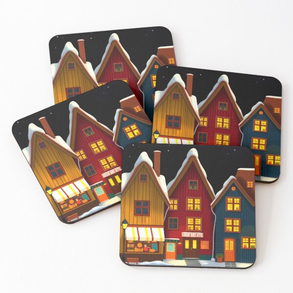 Item preview,  Bergen’s Cozy Winter Nightscape designed and sold by oreundici.