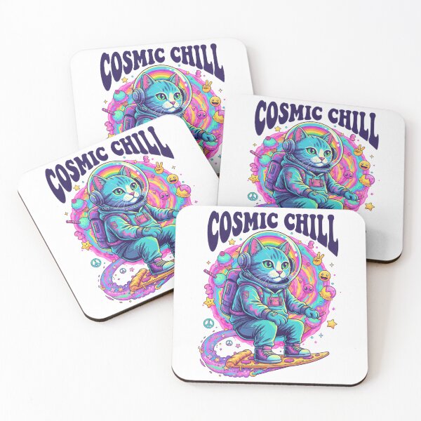 Item preview, Cosmic Chill Cat Astronaut designed and sold by ReykorShop.