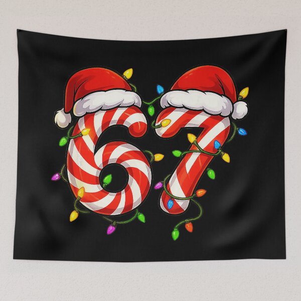 Item preview, Viral 67 Candy Canes Santa Holiday Kids Humor  designed and sold by JEFDodsonArt.