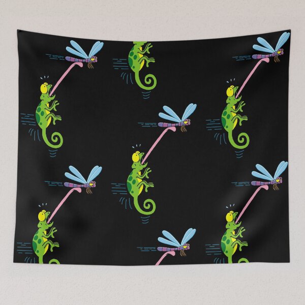 Item preview, the chameleon and the dragonfly designed and sold by Lagueny.