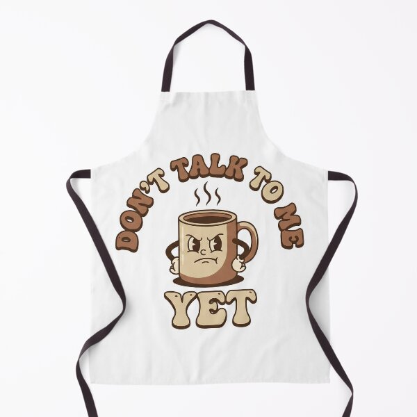 Item preview, Don't Talk To Me Yet Retro Angry Coffee Mug designed and sold by AeroNomad.