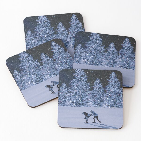 Item preview, Christmas skating with the Moon designed and sold by mgro-art.