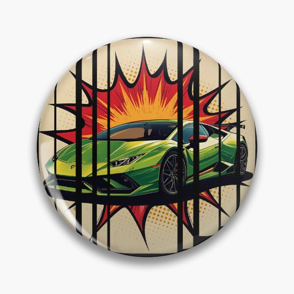 Item preview, Lamborghin Huracá EVO, 60s comic energy Born to Roar 13 designed and sold by Neon G.