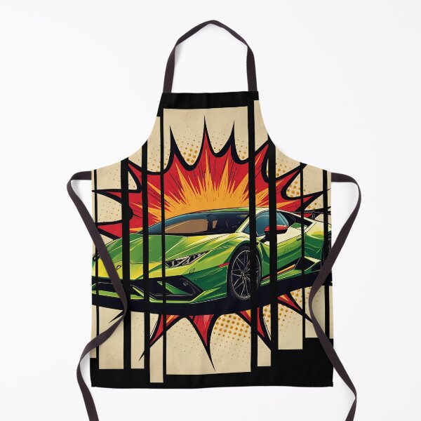 Item preview, Lamborghin Huracá EVO, 60s comic energy Born to Roar 13 designed and sold by Neon G.