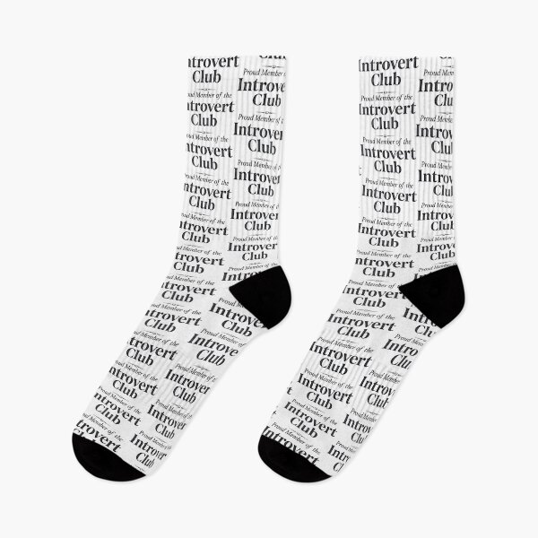 Item preview, Proud Member Of The Introvert Club Funny Quote designed and sold by SholoStudio.